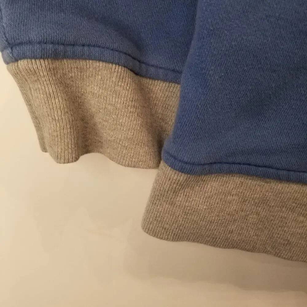 Vintage 90's GAP Boys Blue Hooded Pullover Sweatshirt L‎